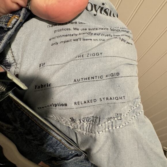 Boyish Ziggy Jeans Relaxed Straight Size 30 - Picture 8 of 9